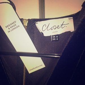 Black Velvet Midi Gown *GORGEOUS*